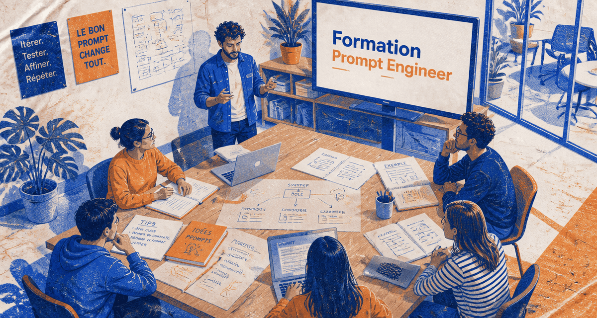 prompt engineer formation en groupe