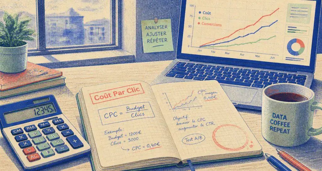 cpc marketing calculatrice graphique courbe