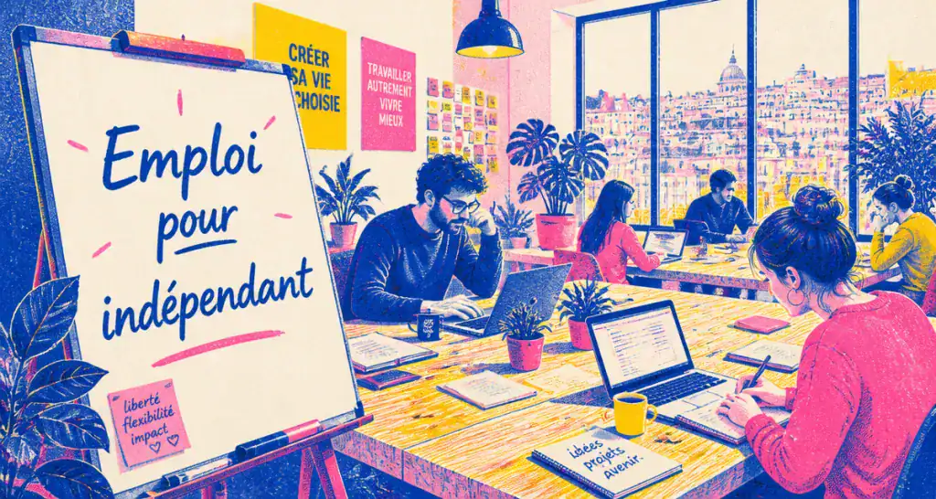 Emploi pour independant espace coworking
