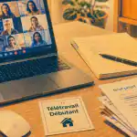Emploi télétravail sans expérience : bureau, visioconférence, débutant