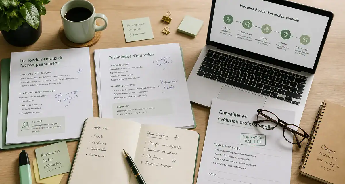 formation conseiller en évolution professionnelle bureau