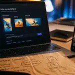 ia générateur de publicité gratuit : création pub IA sur ordinateur