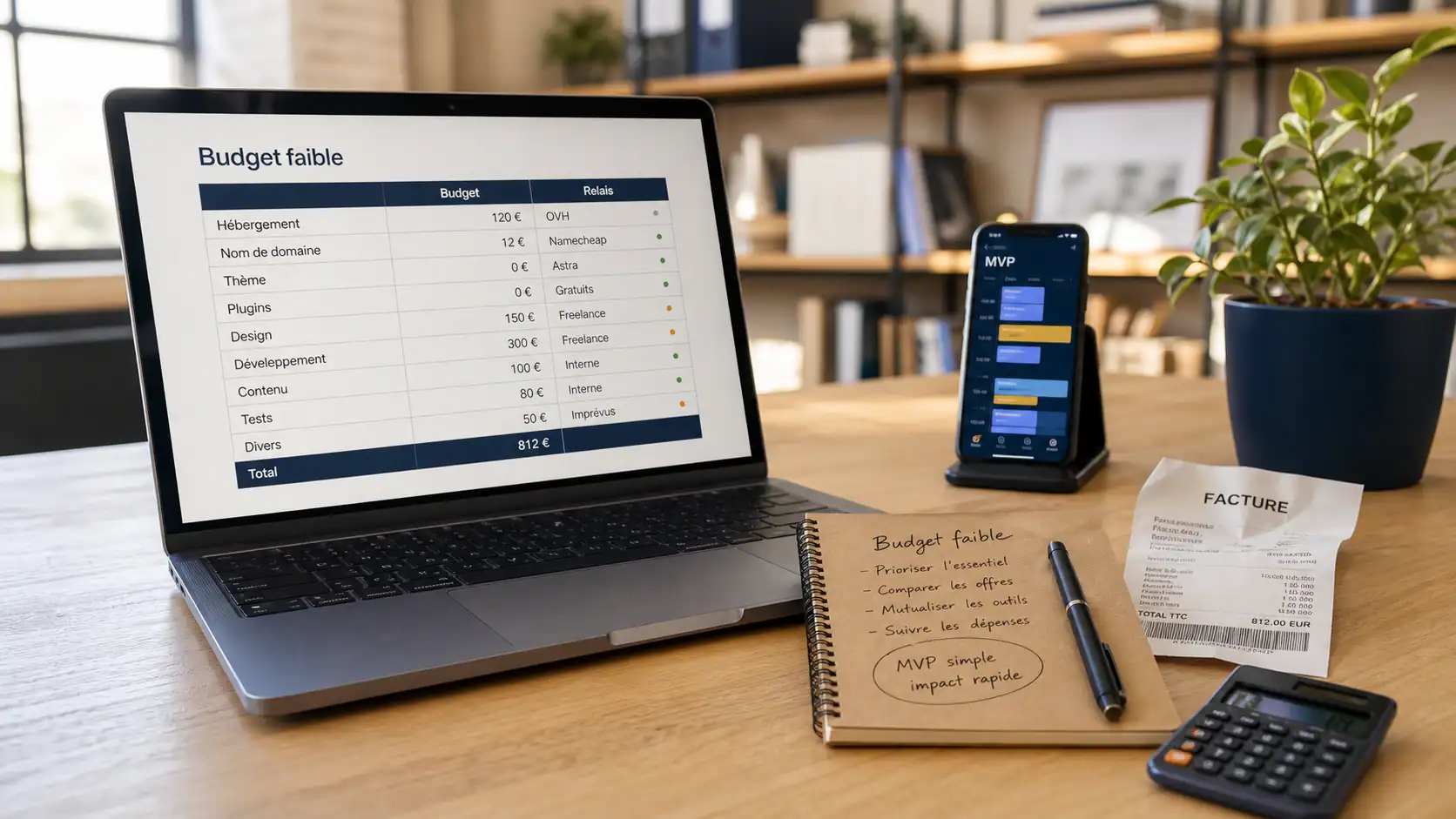 Idée de petit projet rentable : budget faible, plan MVP et chiffres
