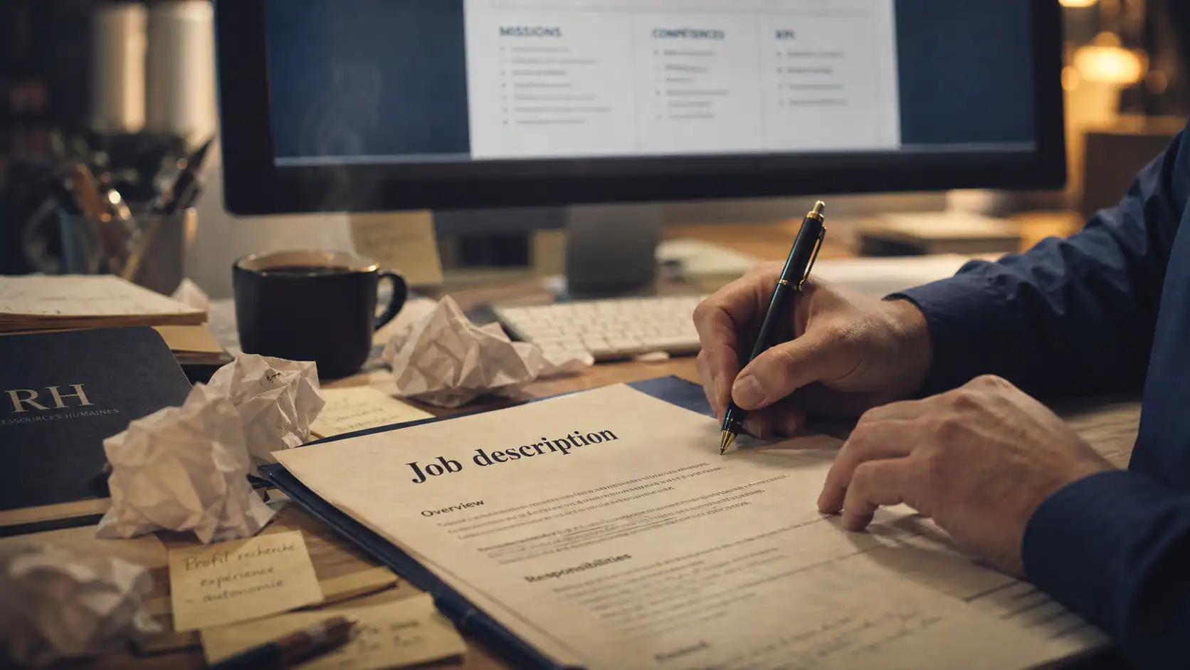 job description : 6 éléments indispensables, table et fiche RH