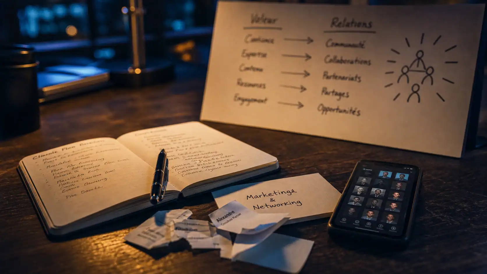 Marketing and networking : relations et opportunités business