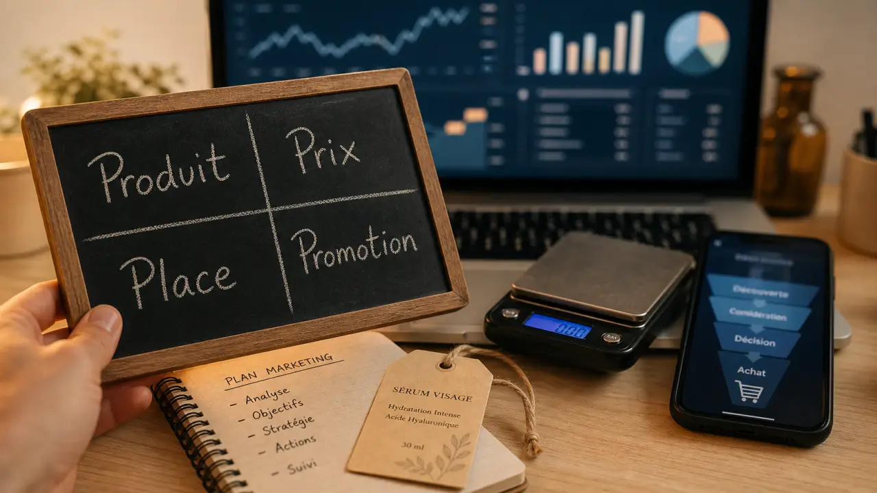 4 p en marketing : Produit Prix Place Promotion