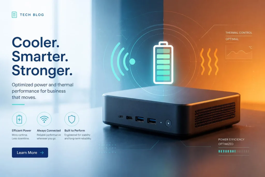 Autonomie des appareils professionnels : luminosité, Wi‑Fi et chaleur sous contrôle