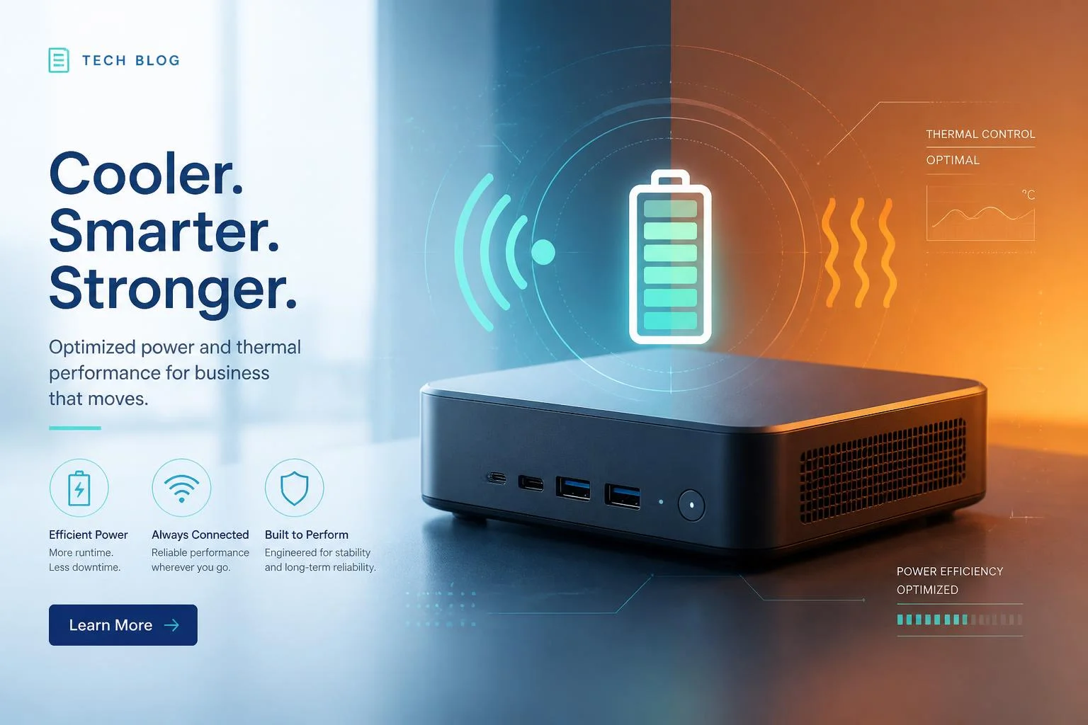 Autonomie pro : luminosité, Wi‑Fi et chaleur maîtrisés