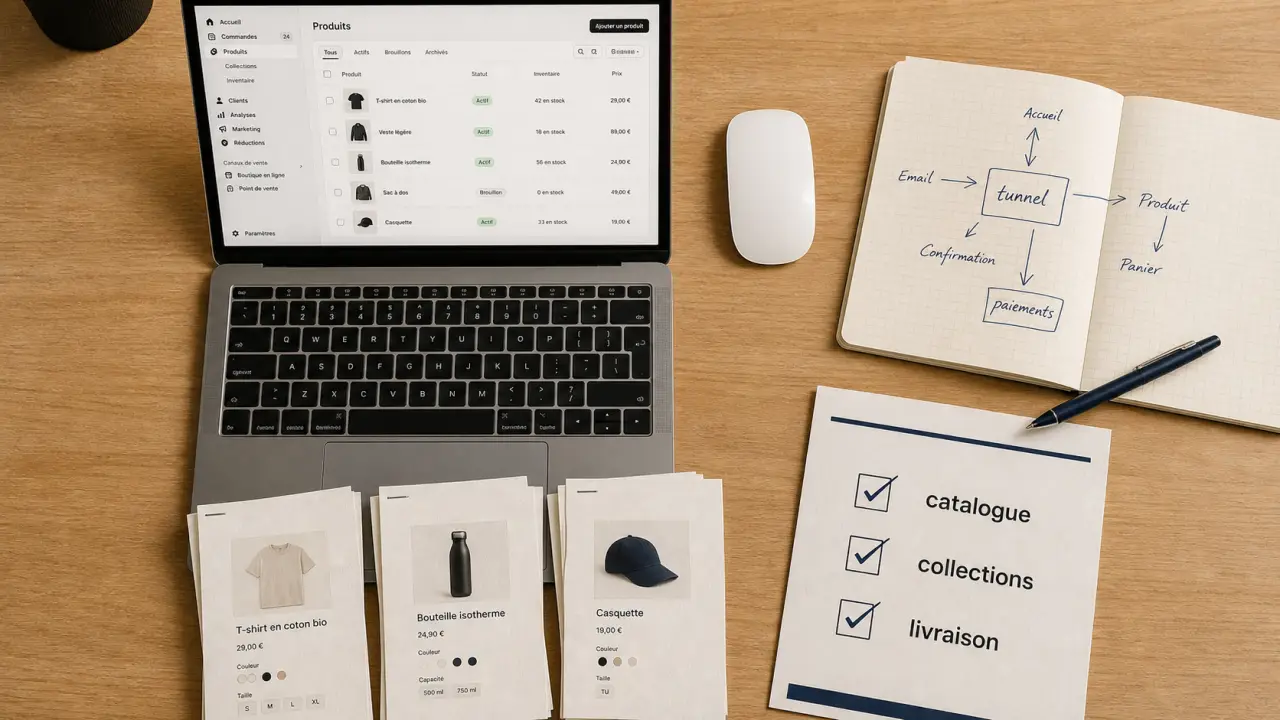 Formation shopify : visio ou coaching à 8h pour lancer une boutique