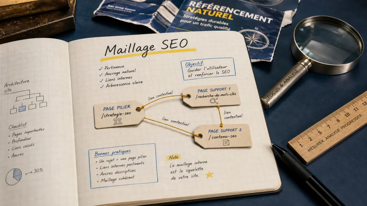 Linking SEO : maillage interne et backlinks