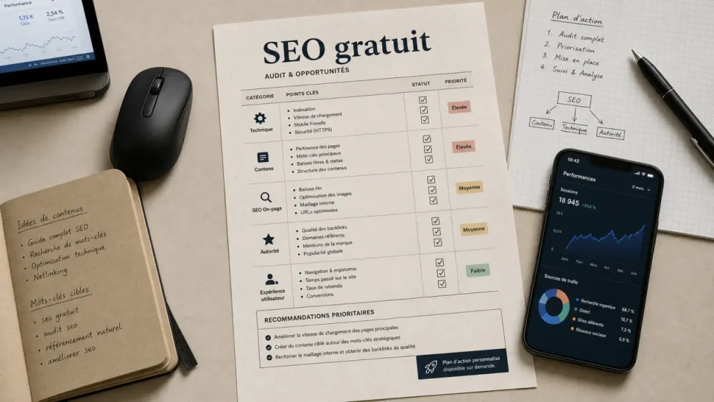 SEO gratuit : 5 outils indispensables pour propulser votre visibilité sans budget