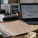 Reconversion professionnelle def : planning et carnet sur table pour changer de métier
