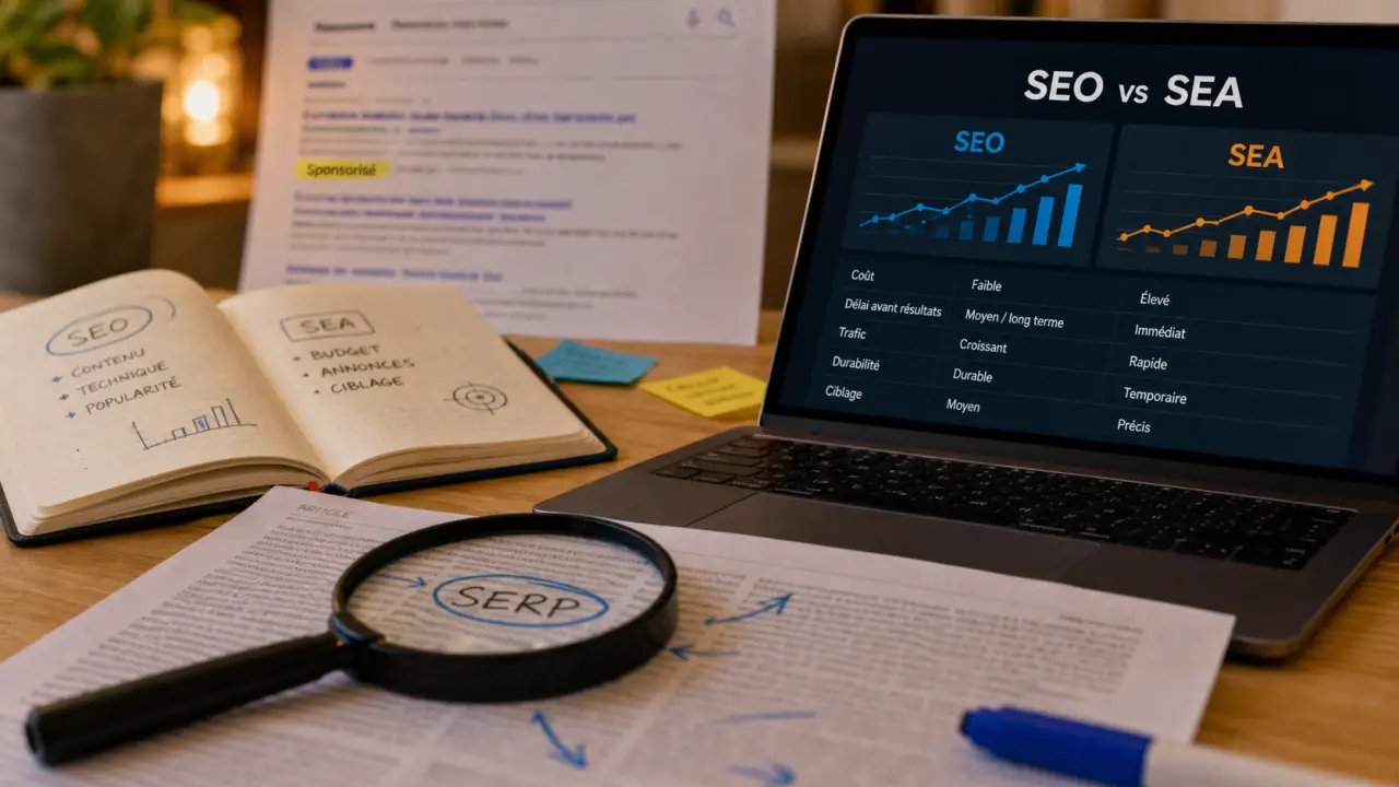 SEO vs SEA : acquisition via SEO et SEA
