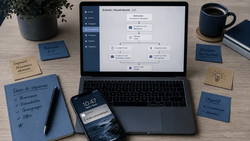Workflows HubSpot : automatisation e-mails automatiques