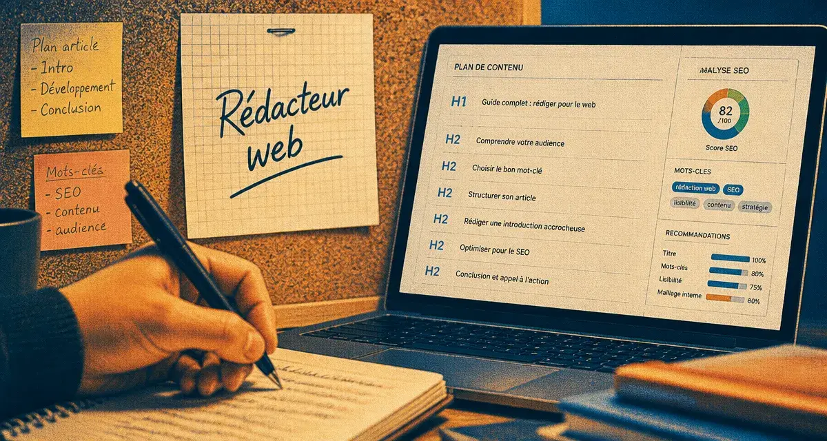 Comment devenir rédacteur web : carnet, SEO et plan de contenu