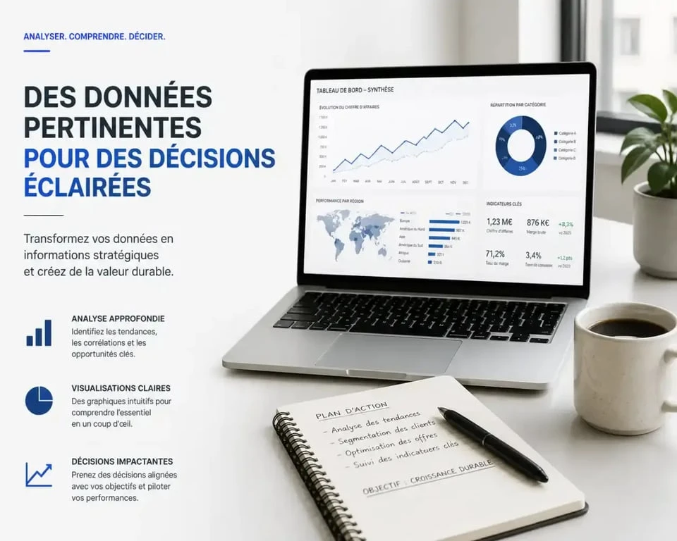 Espace de travail pour une formation data analyst à distance