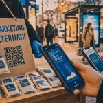 Marketing alternatif : micro-expérience QR distribuée en rue commerçante
