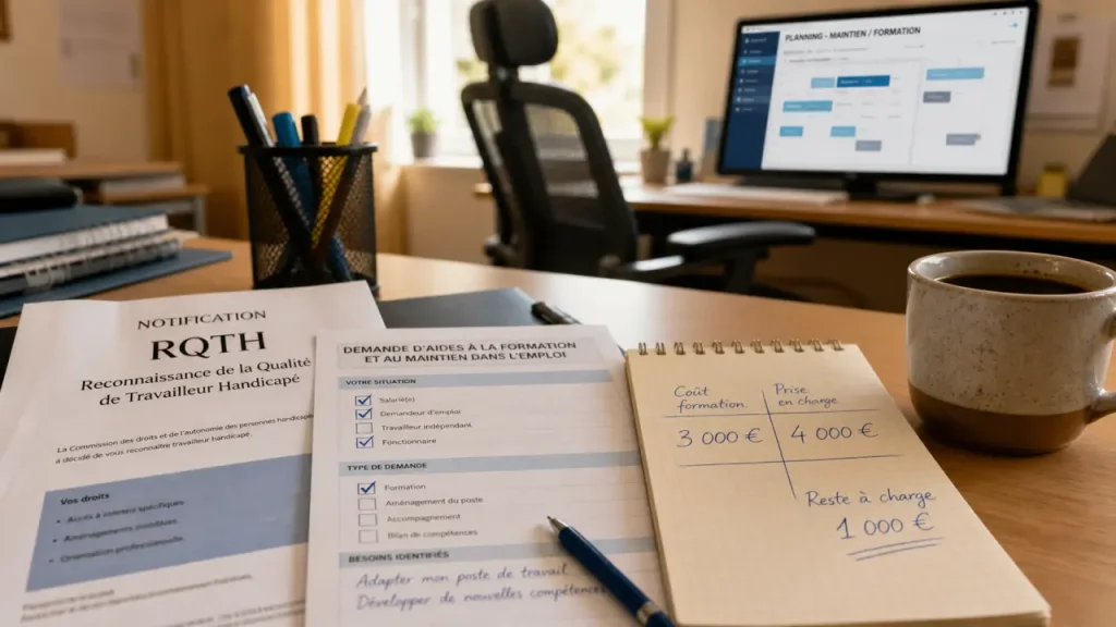 RQTH aide financière montant : quels plafonds pour l’embauche, la formation et le maintien dans l’emploi ?