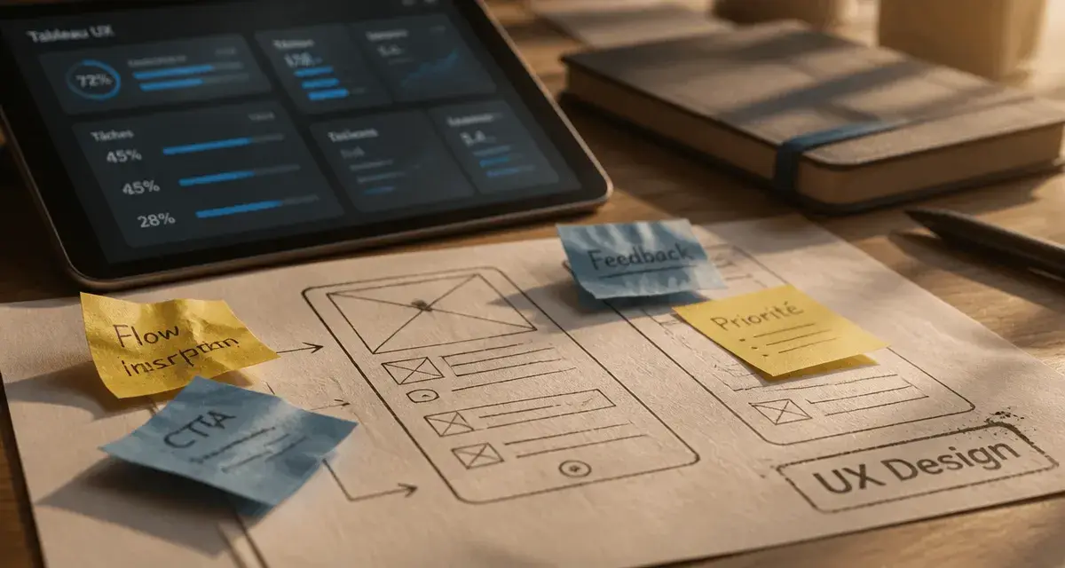 Ux design : expérience utilisateur et prototype sur bureau