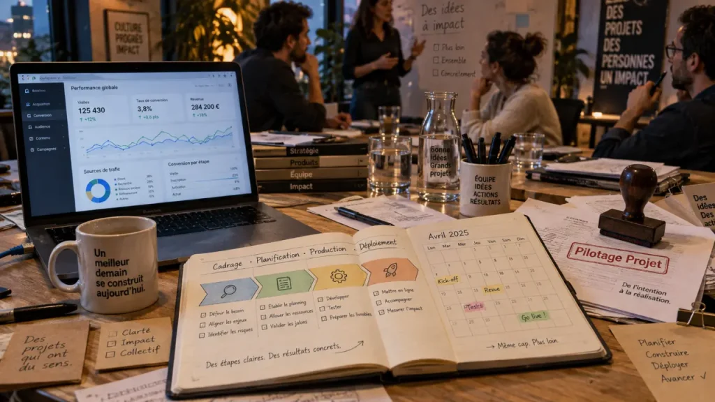 Chef de projet marketing digital : missions, compétences, salaire et évolutions