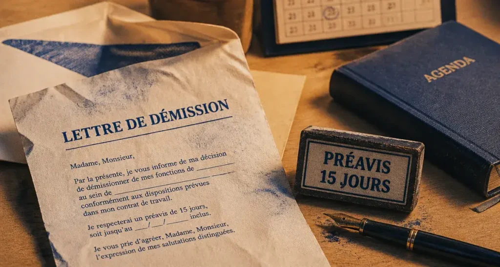 Préavis de démission de 15 jours en Alsace-Moselle : qui est concerné, comment l&rsquo;écrire et quand il démarre