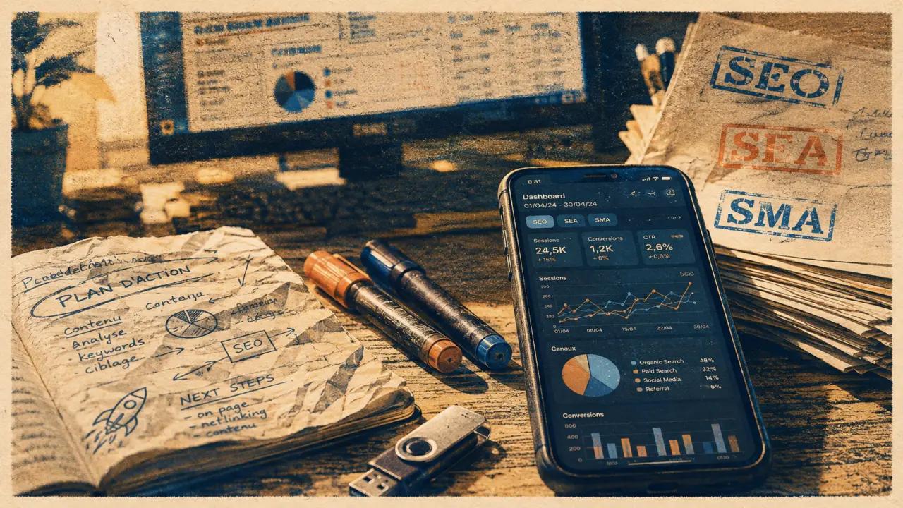 Marketing digital mesurable : SEO SEA SMA données