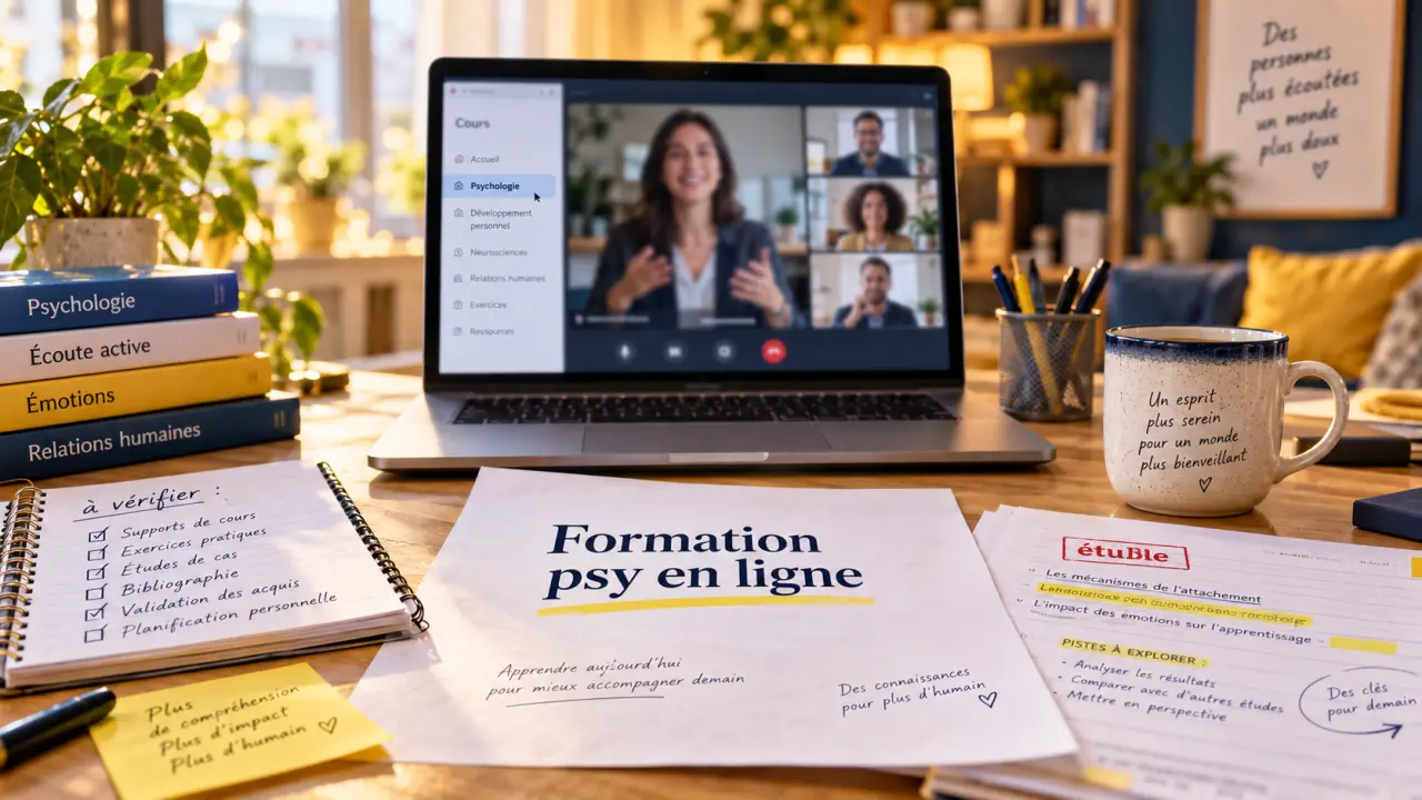 Formation psy en ligne : apprendre à distance sur ordinateur