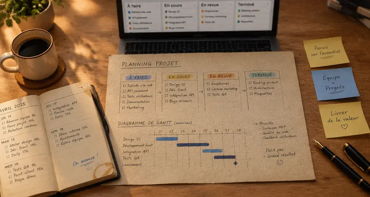 Logiciels de gestion projet pour sécuriser délais, ressources et budget avec Kanban