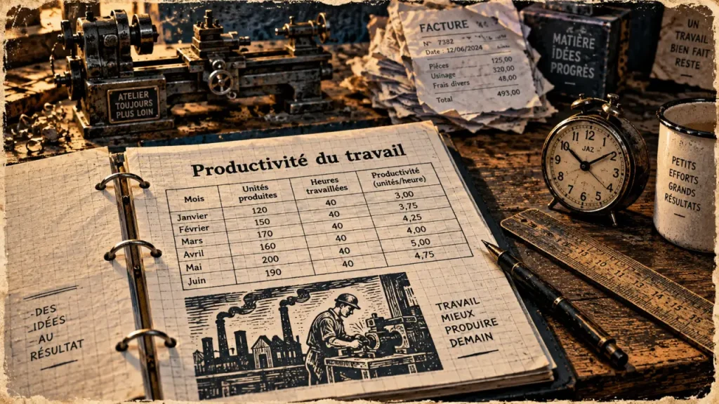 La productivité mesure ce que l’on produit avec les ressources mobilisées