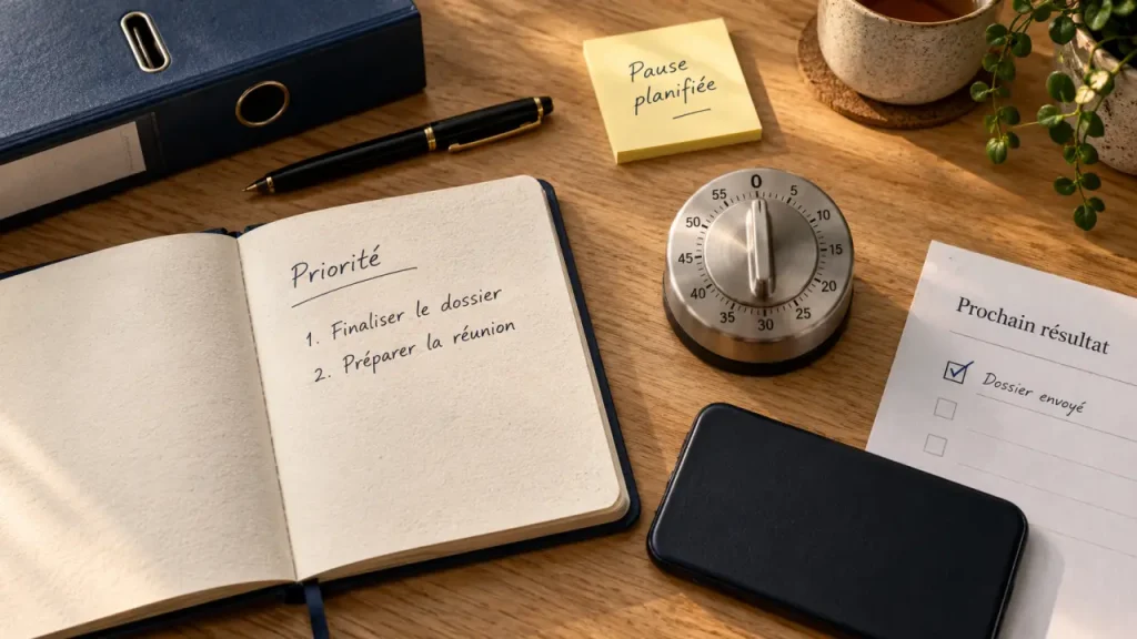 Productivité personnelle : avancer sur l’essentiel sans remplir chaque minute