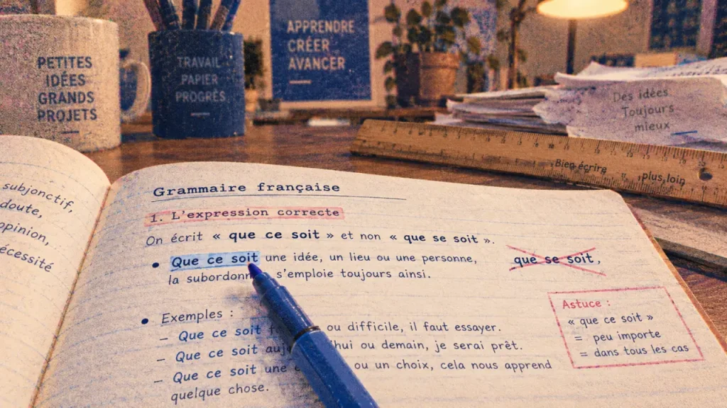 « Que ce soit » est la seule forme correcte, voici pourquoi