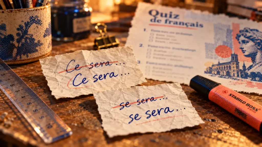 Se sera ou ce sera : deux tests simples pour choisir sans hésiter